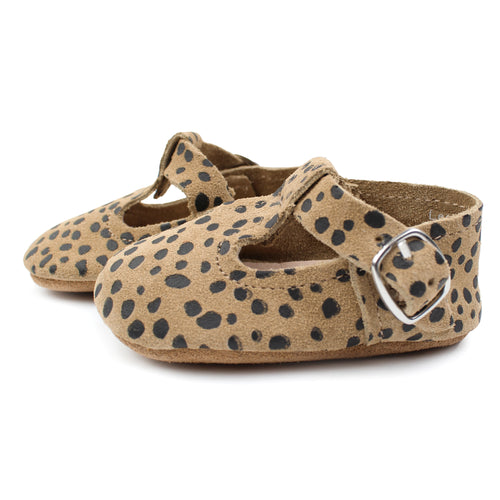 Cheetah - T-Strap Mary Jane - Soft Sole