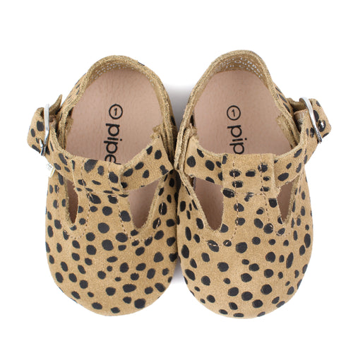 Cheetah - T-Strap Mary Jane - Soft Sole