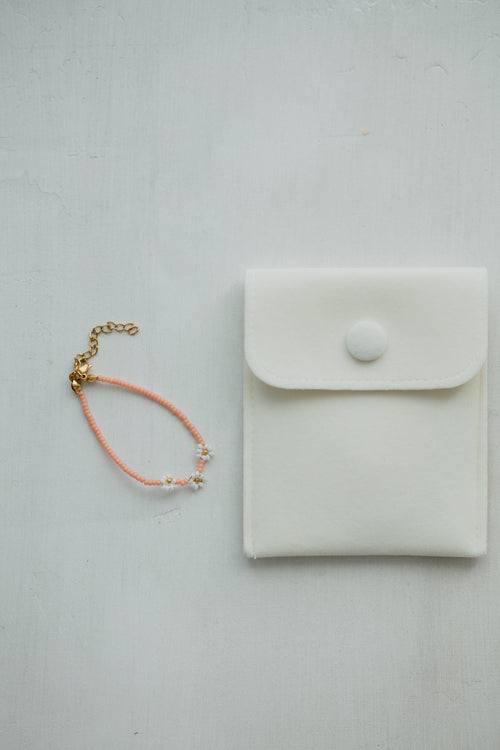 Peach daisy - Bracelet - Adult