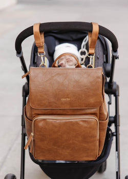 Stroller Hooks - Brown