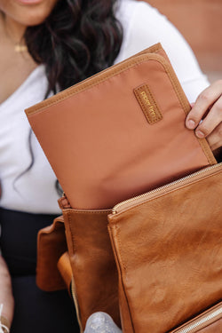 Diaper Changing Mat - Brown