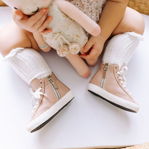 Blush - High Top Sneakers