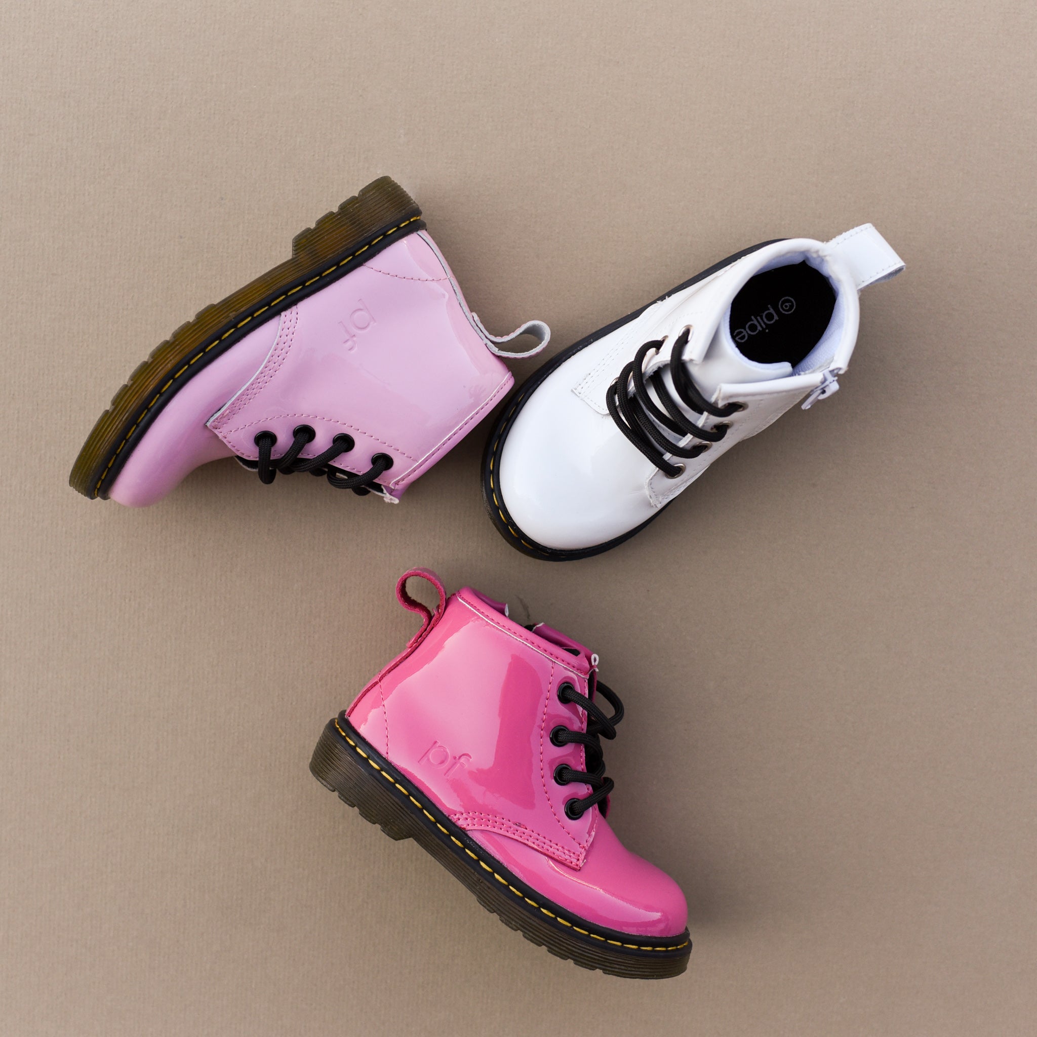 Bubble Gum Combat Boot