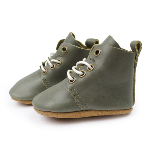Sage - High Top Oxfords - Soft Sole