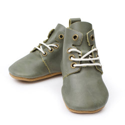 Sage - High Top Oxfords - Soft Sole