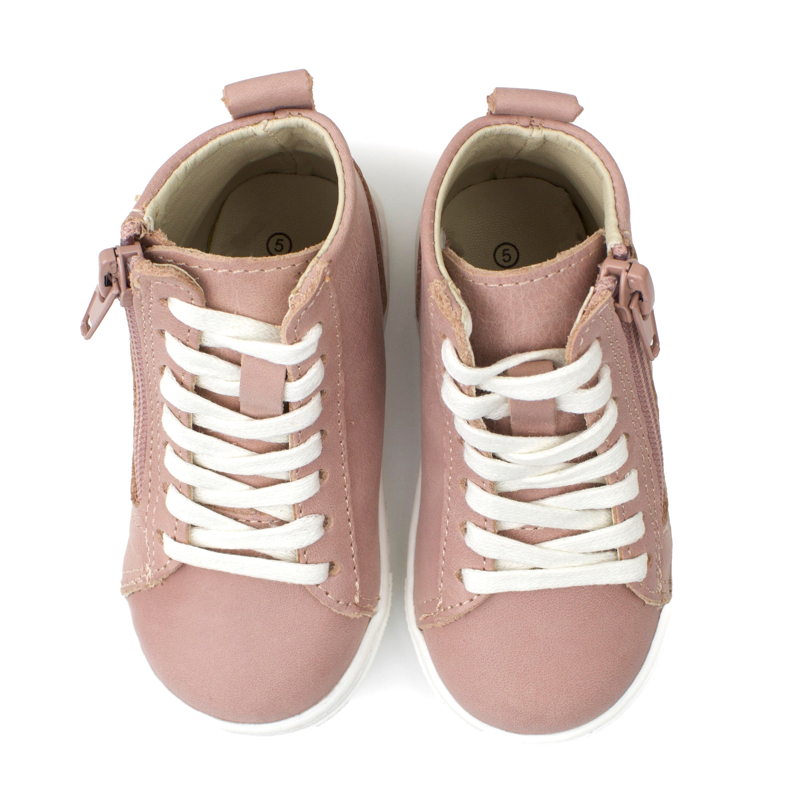 Blush high 2025 top sneakers