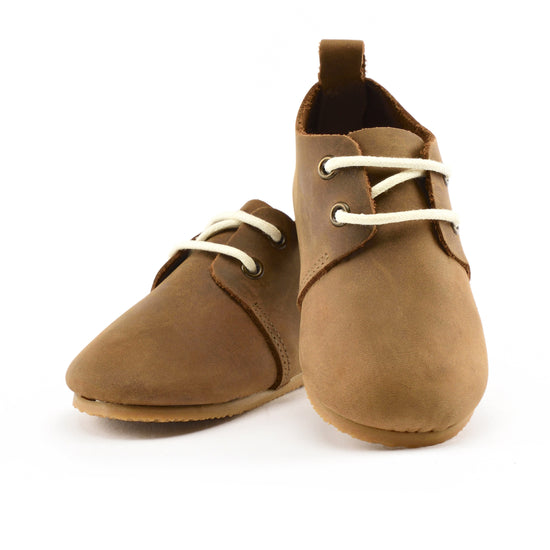 Piper Finn - Baby & Toddler Shoes - Hard Sole Oxford - Natural – Piper finn