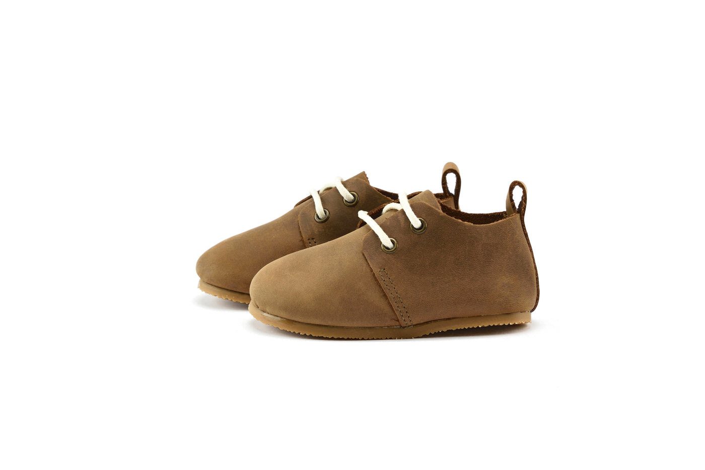 Brown - Low Top Oxfords - Hard Sole