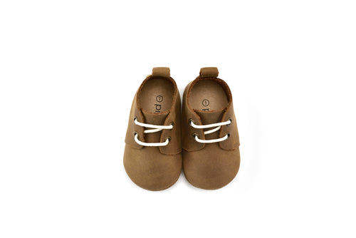 Brown - Low Top Oxfords  - Soft Sole