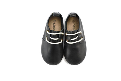 Black - Low Top Oxfords - Hard Sole