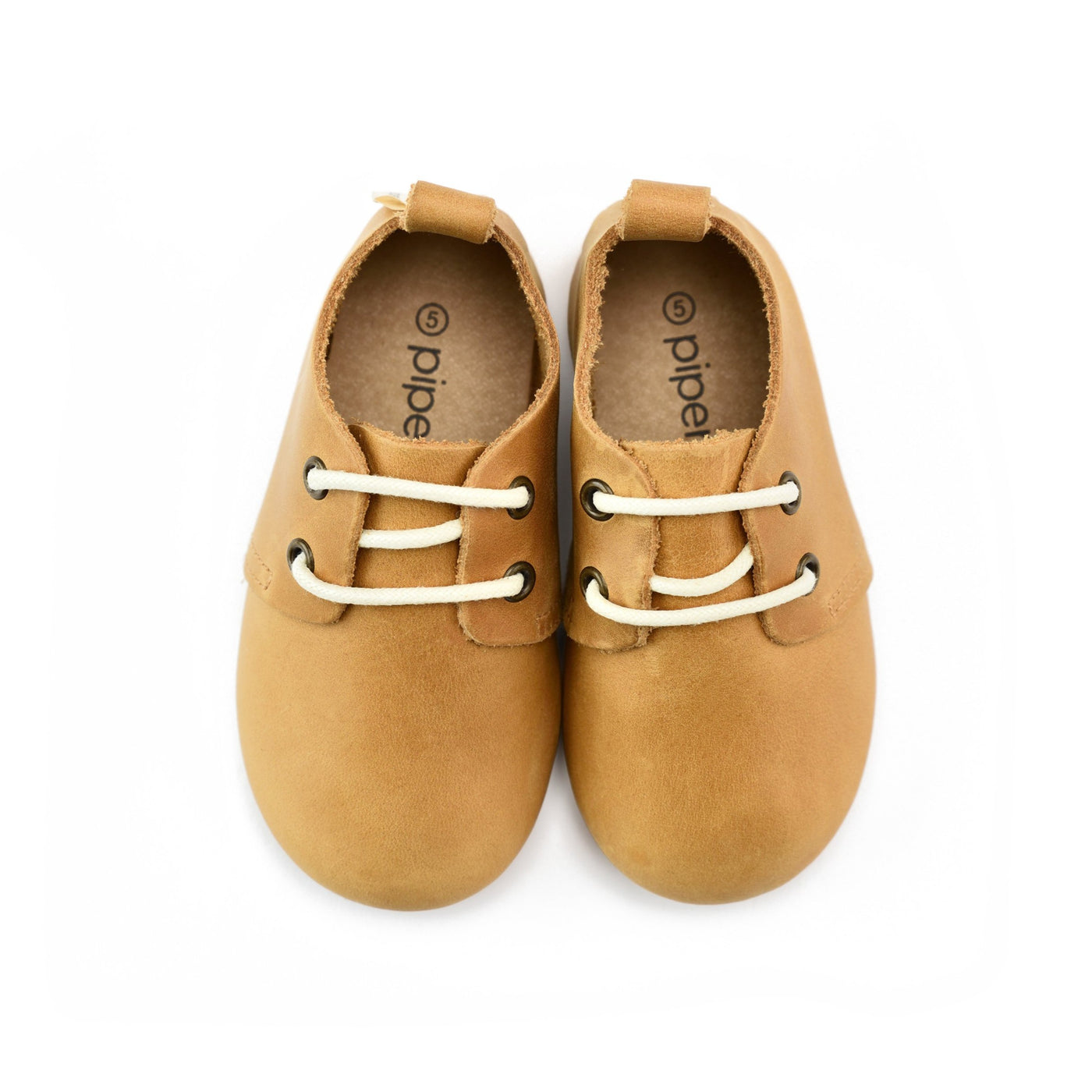 Natural - Low Top Oxfords - Hard Sole
