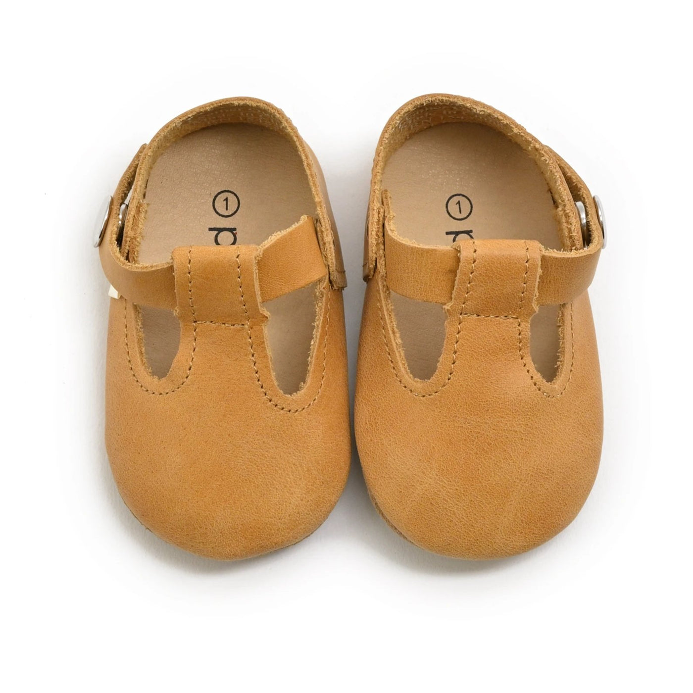 Piper Finn - Baby & Toddler Girl Shoes - T-Strap Mary Jane - Natural ...