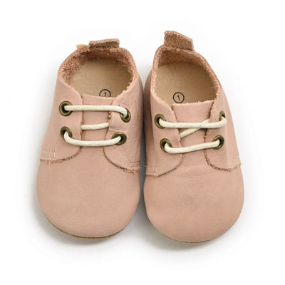 Piper Finn - Baby & Toddler Shoes - Soft Sole Oxford - Blush – Piper finn