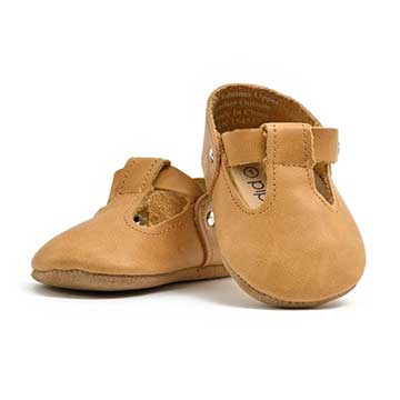 Piper Finn - Baby & Toddler Girl Shoes - T-Strap Mary Jane - Natural ...