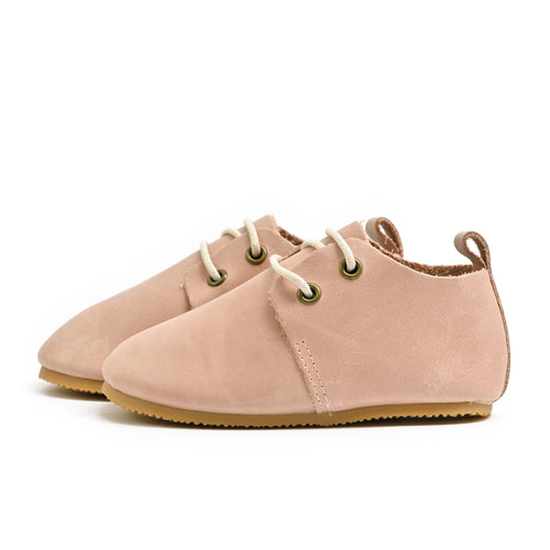 Blush - Low Top Oxfords - Hard Sole