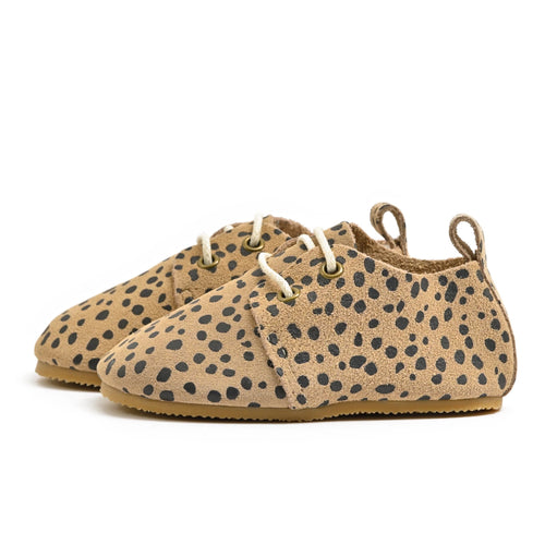 Cheetah - Low Top Oxfords - Hard Sole