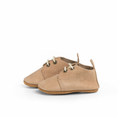 Tan - Low Top Oxfords - soft sole