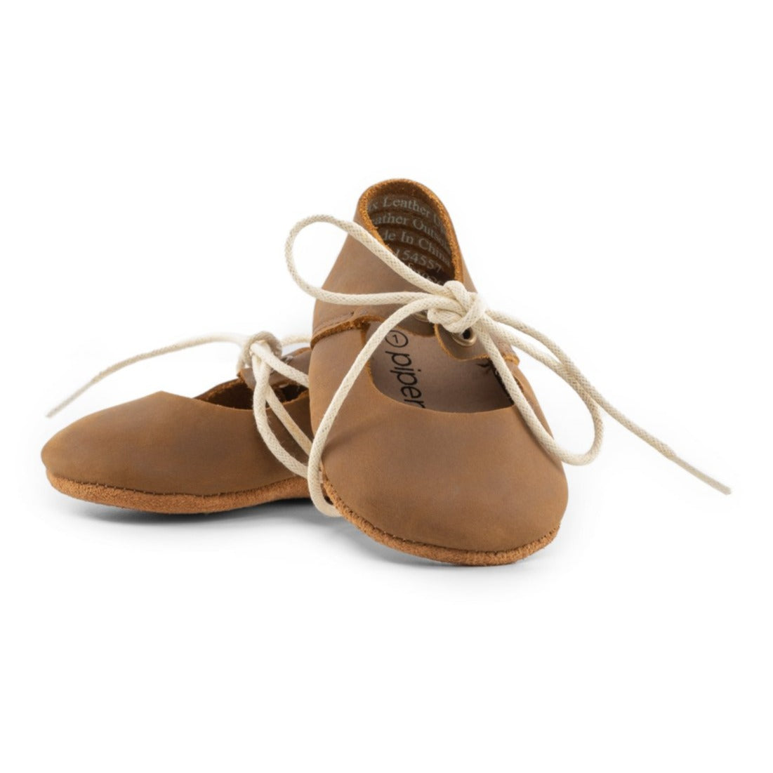 Brown - Lace-Up Mary Jane- Soft Sole
