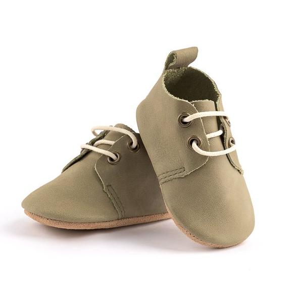Olive - Low Top Oxfords - Soft Sole