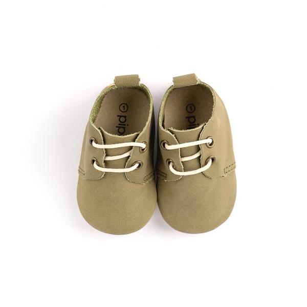 Olive - Low Top Oxfords - Soft Sole